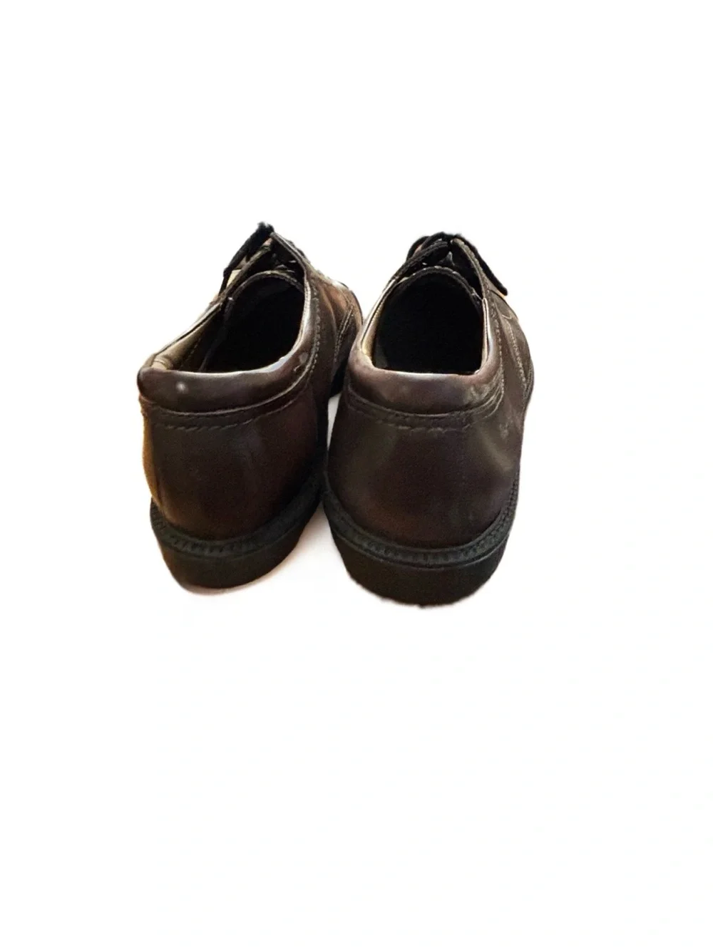 Brown Cap-Toe Derby Shoes